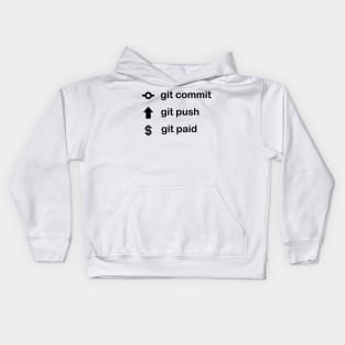 Programmers jokese git Kids Hoodie